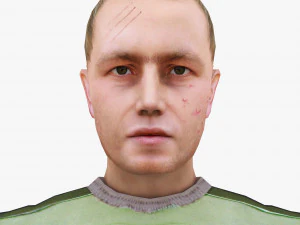 man 23 -with 250 animations 3D Model