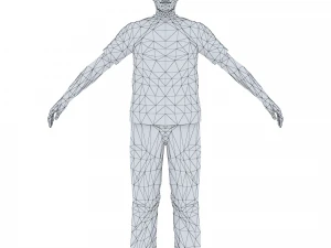 man 23 -with 250 animations 3D Model