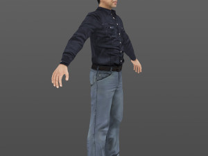 man 24 -with 250 animations Modelo 3D