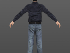 man 24 -with 250 animations Modelo 3D