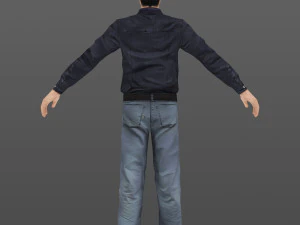 man 24 -with 250 animations 3D Model