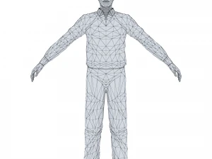 man 24 -with 250 animations 3D Model