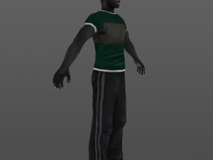 man 25 -with 250 animations Model 3D