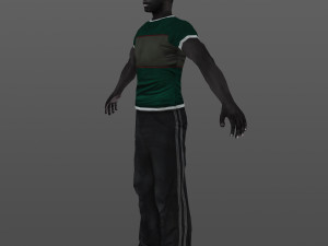 man 25 -with 250 animations Model 3D