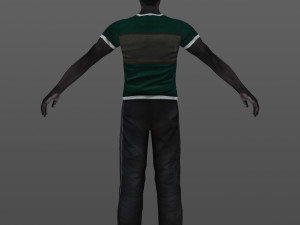 man 25 -with 250 animations Model 3D