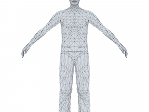 man 25 -with 250 animations Model 3D