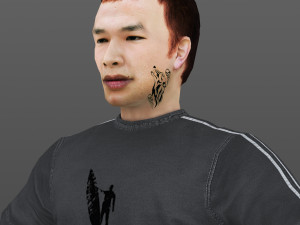 man 26 -with 250 animations 3D Модель