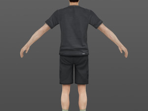 man 26 -with 250 animations 3D Модель