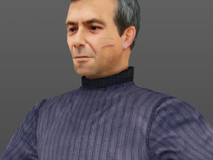 man 27 -with 250 animations 3D Model