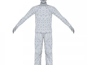 man 27 -with 250 animations 3D Model