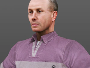 man 28 -with 250 animations 3D Model