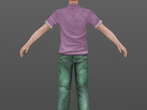 man 28 -with 250 animations 3D Модель