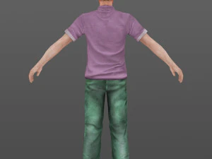 man 28 -with 250 animations 3D Model