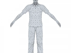 man 28 -with 250 animations 3D Model