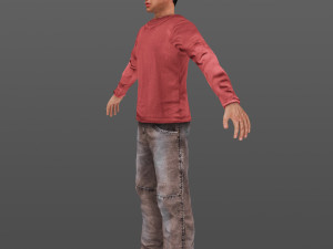 man 29 -with 250 animations 3D Model