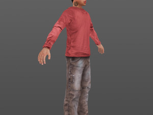 man 29 -with 250 animations 3D Model