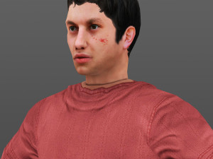 man 29 -with 250 animations 3D Model