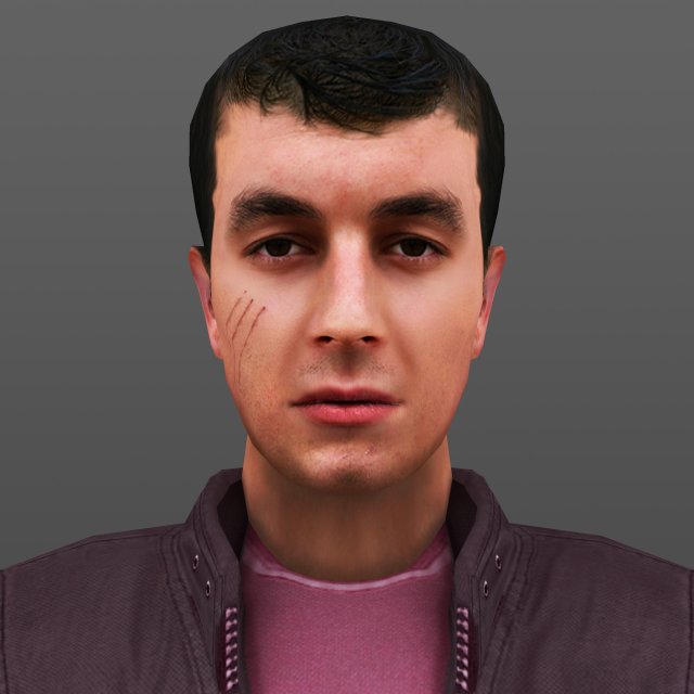 man 30 -with 250 animations Model 3D .c4d .max .obj .3ds .fbx .stl .blend 