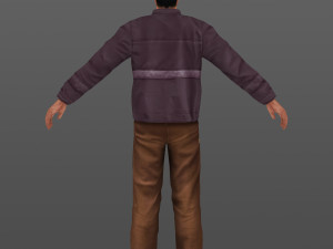 man 30 -with 250 animations Model 3D