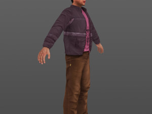 man 30 -with 250 animations Model 3D