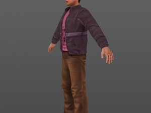 man 30 -with 250 animations Model 3D