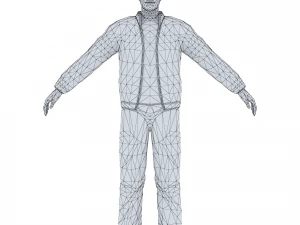 man 30 -with 250 animations 3D Model