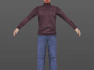 man 32 -with 250 animations Modèle 3D