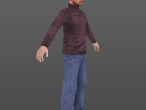 man 32 -with 250 animations 3D Model