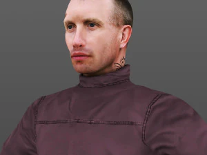 man 32 -with 250 animations 3D Model