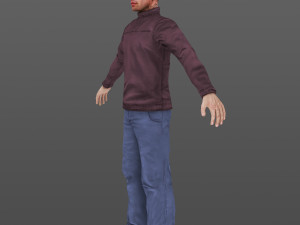 man 32 -with 250 animations Modèle 3D
