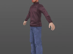 man 32 -with 250 animations 3D Model