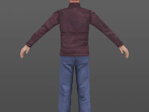 man 32 -with 250 animations 3D Model