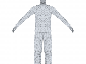 man 32 -with 250 animations Modèle 3D