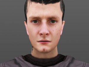 man 33 -with 250 animations 3D Model