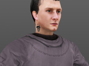 man 33 -with 250 animations Model 3D