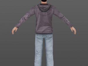 man 33 -with 250 animations Model 3D