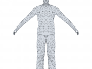 man 33 -with 250 animations Model 3D