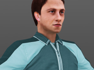 man 34 -with 250 animations 3D Model