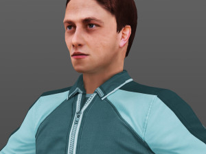 man 34 -with 250 animations 3D Model