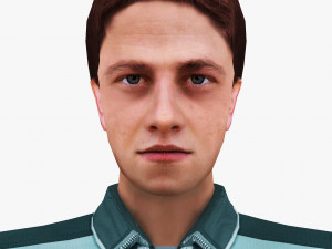 man 34 -with 250 animations 3D Model