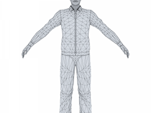 man 34 -with 250 animations 3D Model