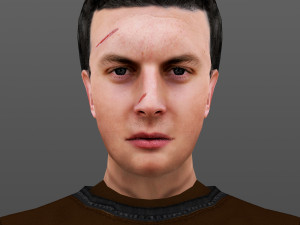 man 35 -with 250 animations Model 3D