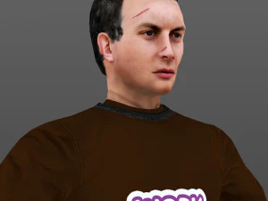 man 35 -with 250 animations 3D Model