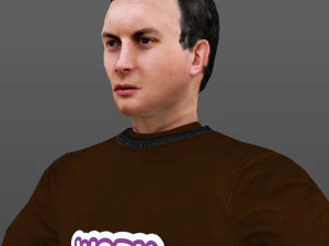 man 35 -with 250 animations 3D Model