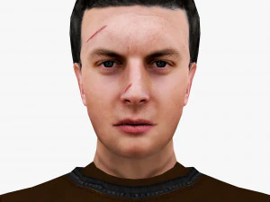 man 35 -with 250 animations 3D Model
