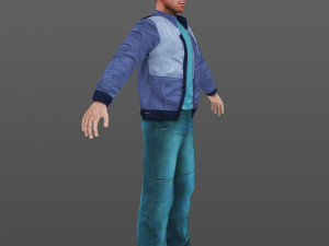 man 36 -with 250 animations 3D Model