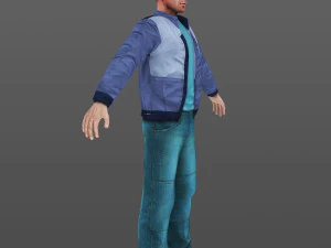 man 36 -with 250 animations 3D Model