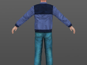 man 36 -with 250 animations 3D Model
