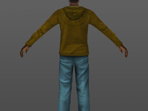 man 37 -with 250 animations Model 3D