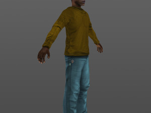 man 37 -with 250 animations Model 3D